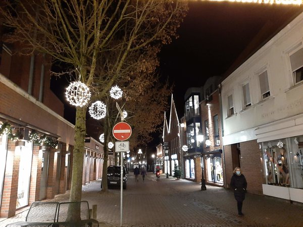 Altstadt von Lüdinghausen zur Weihnachtszeit